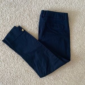 Navy cropped pants